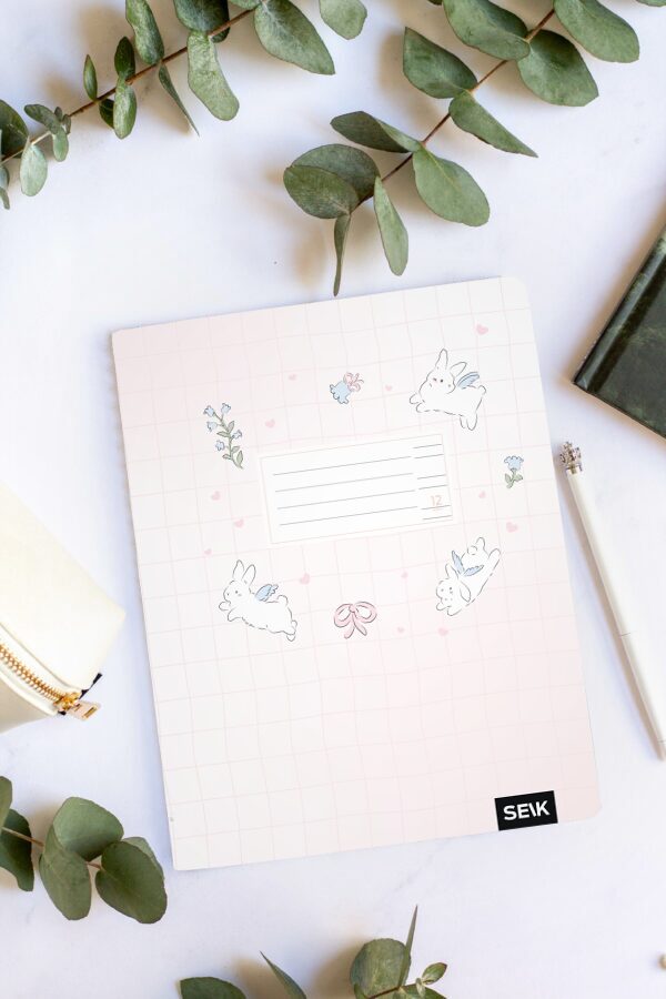 Handwriting practice notebook (12sh) - bunnies
