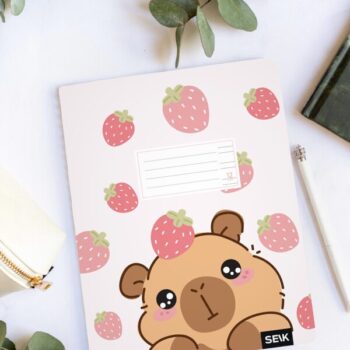 Handwriting practice notebook (12sh) - capybara