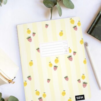 Handwriting practice notebook (12sh) - fruits