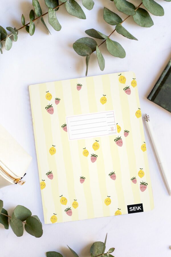 Handwriting practice notebook (12sh) - fruits