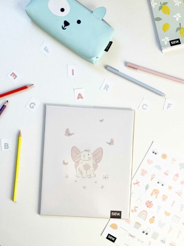 Movable alphabet – happy bunny