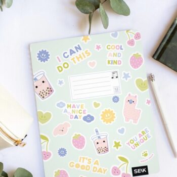 Music notebook (12sh) - stickers