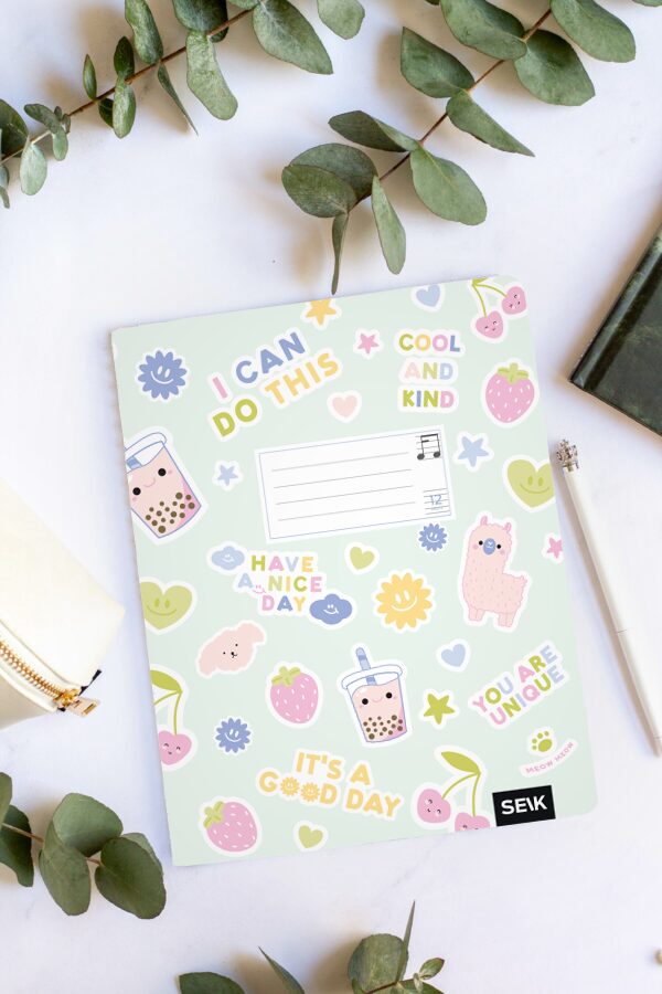 Music notebook (12sh) - stickers