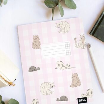 Squared notebook (12sh) - cats