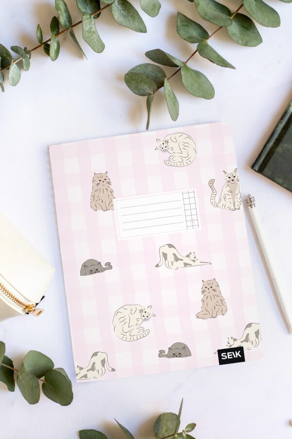 Squared notebook (12sh) - cats