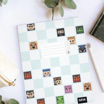 Squared notebook (12sh) - pixels