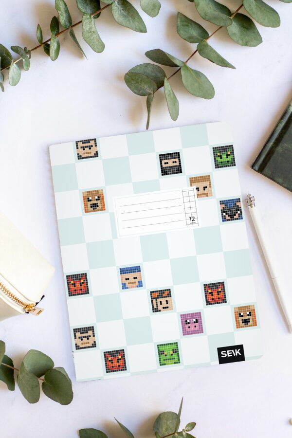 Squared notebook (12sh) - pixels