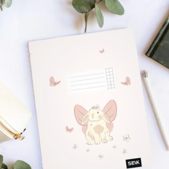 Squared notebook (12sh) - small bunny